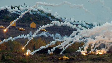 Демонстрационные стрельбы на открытии 10-ой международной выставки Russia arms expo